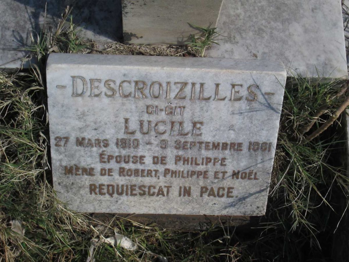 DESCROIZILLES Lucile 1910-1961