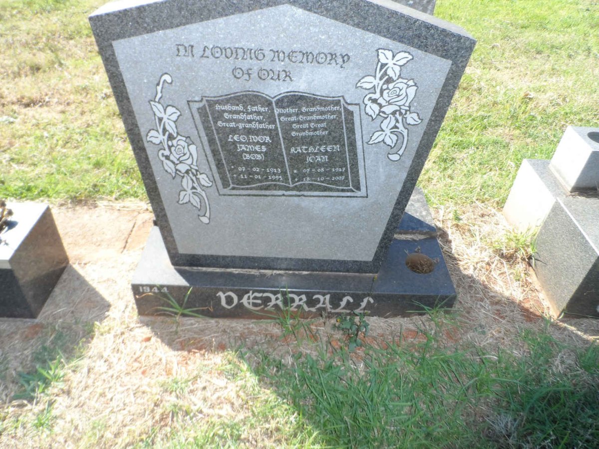 DERRALL Leo Ivor James 1913-1995 &amp; Kathleen Joan 1917-2007