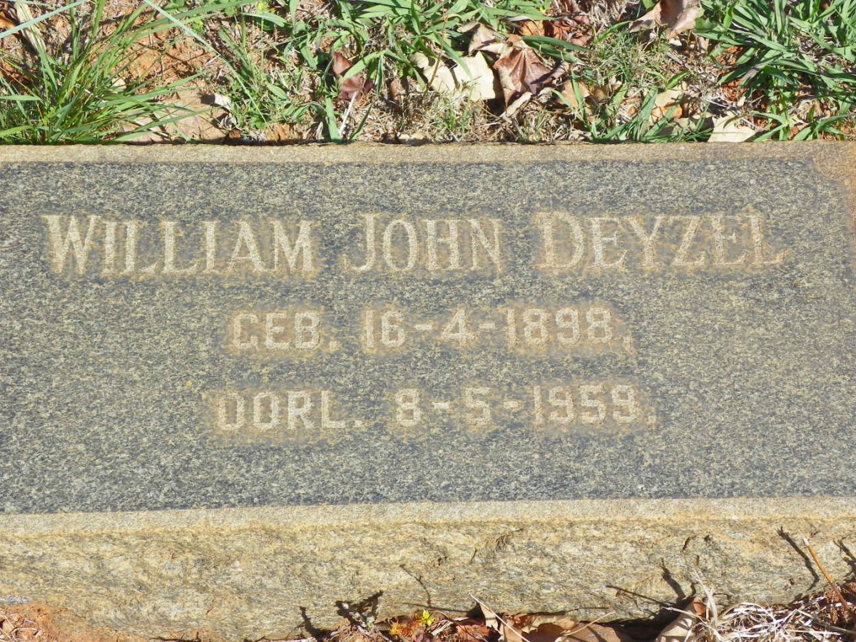 DEYZEL William John 1898-1959