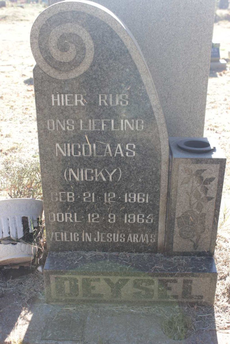DEYSEL Nicolaas 1961-1965