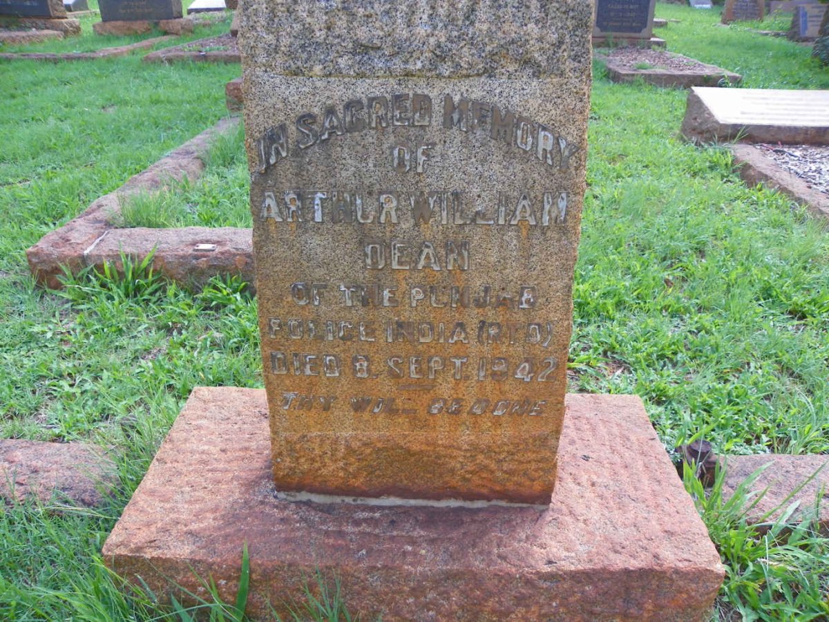 DEAN Arthur William -1942