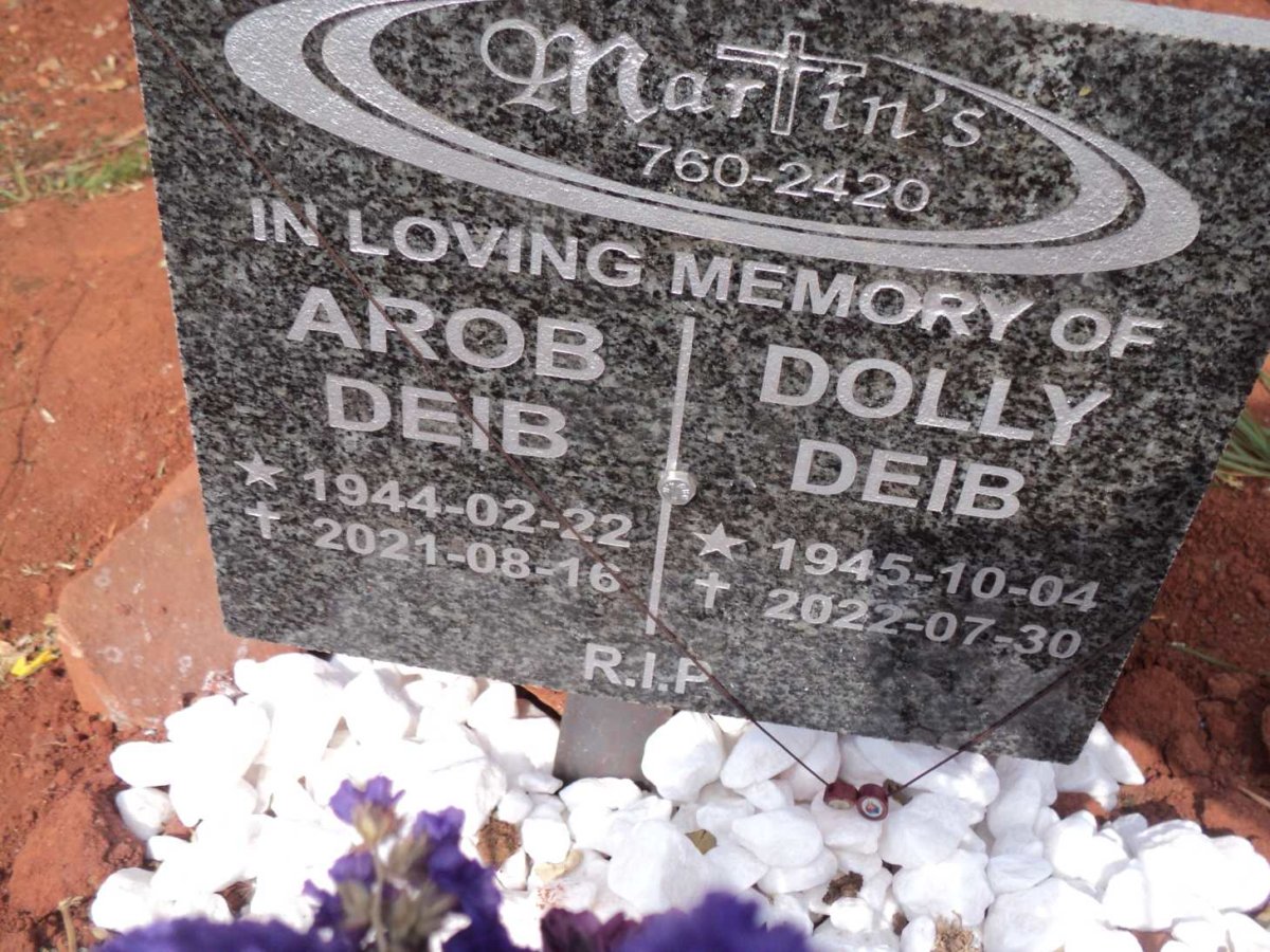 DEIB Arob 1944-2021 &amp; Dolly 1945-2022