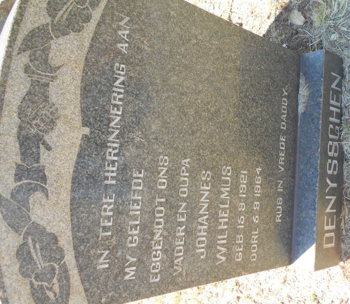 DENYSSCHEN Johannes Wilhelmus 1921-1964