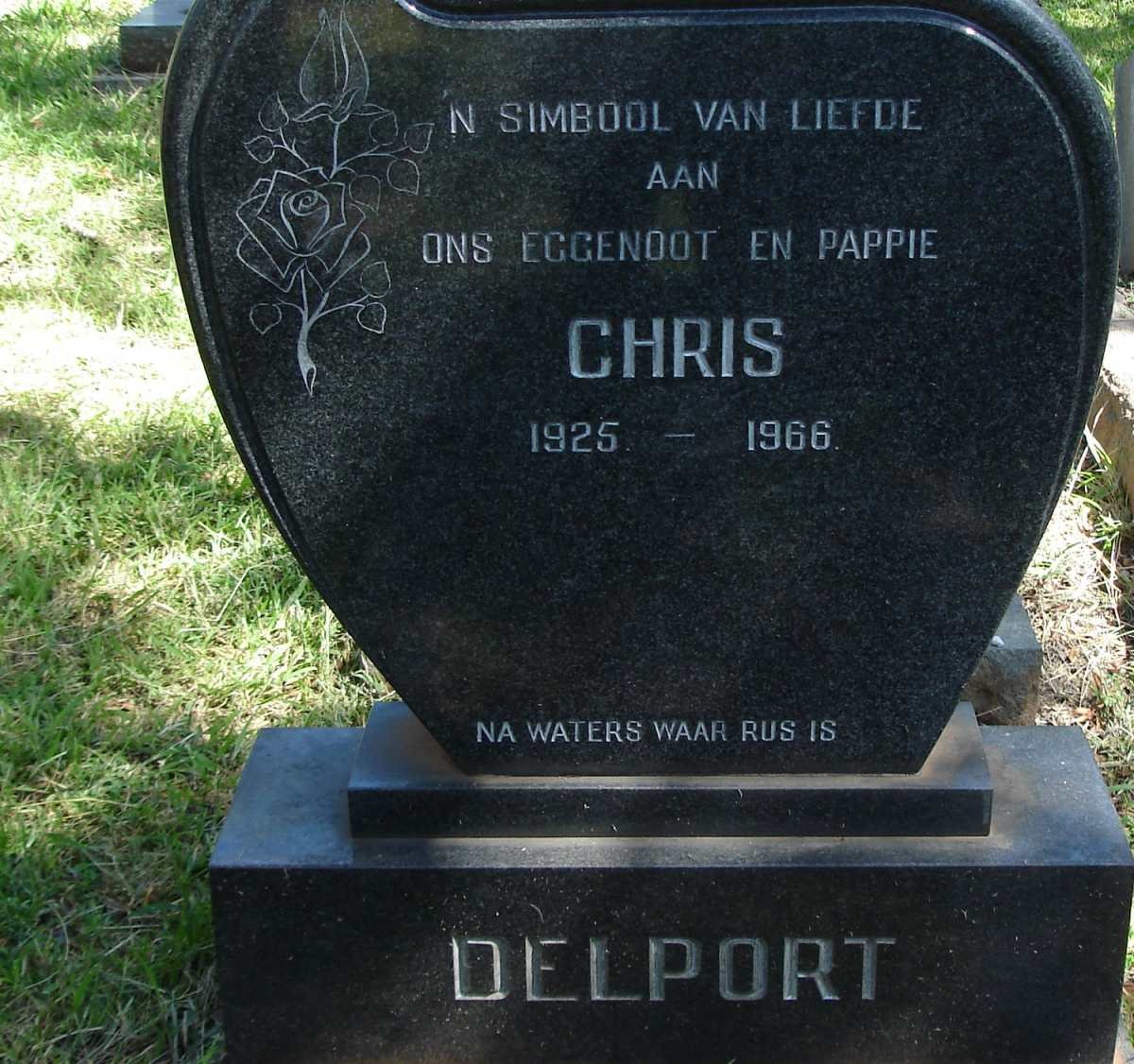 DELPORT Chris 1925-1966