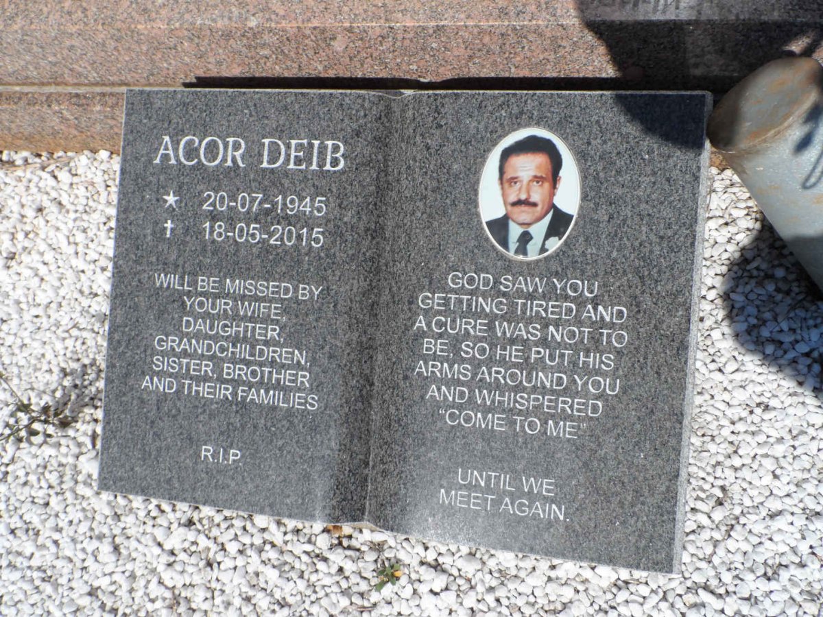 DEIB Jimmy 1923-1986 &amp; Julia 1923-1984 :: DEIB Acor 1945-2015