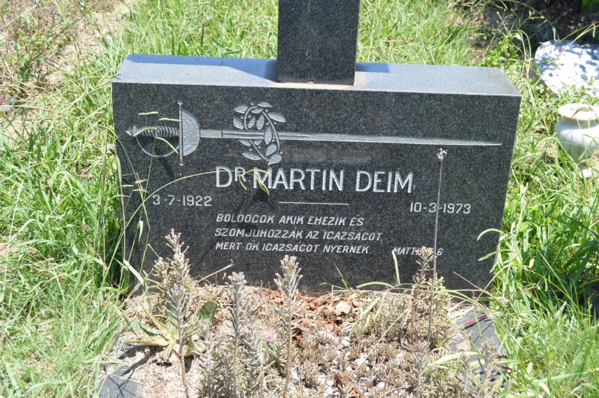 DEIM Martin 1922-1973 &amp; Maria 1919-1985