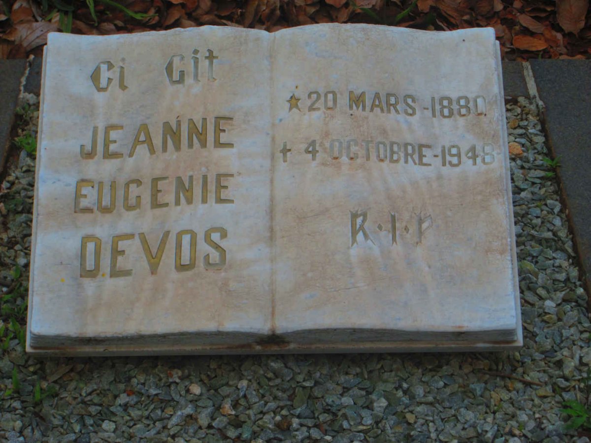 DEVOS Jeanne Eugenie nee DECEDEE 1880-1948