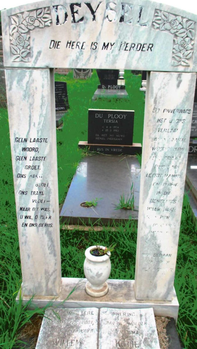 DEYSEL Willem 1918-1982 &amp; Kotie 1915-1987