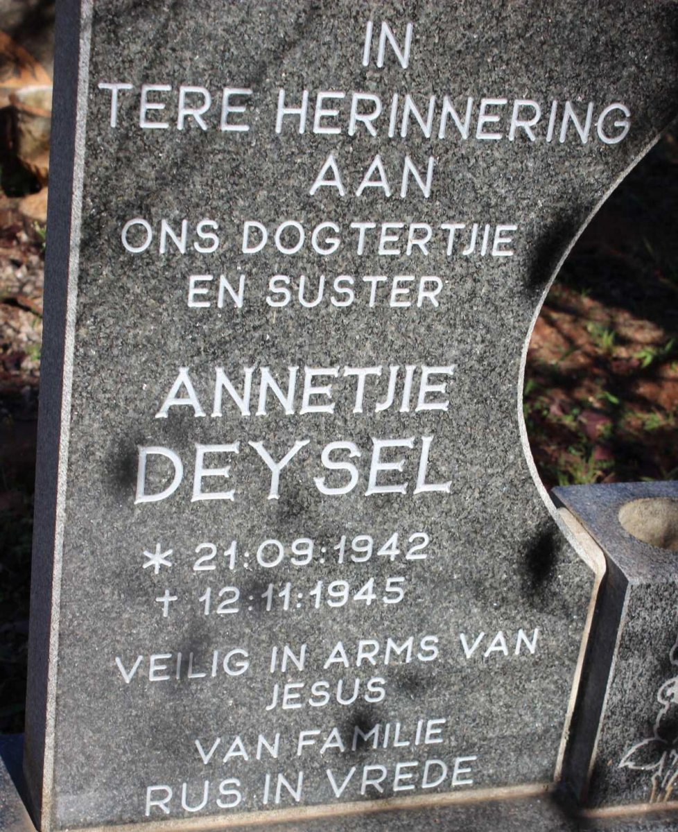 DEYSEL Annetjie 1942-1945