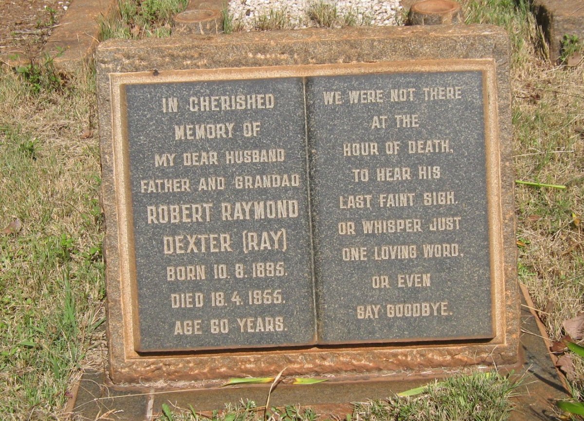 DEXTER Robert Raymond 1895-1955