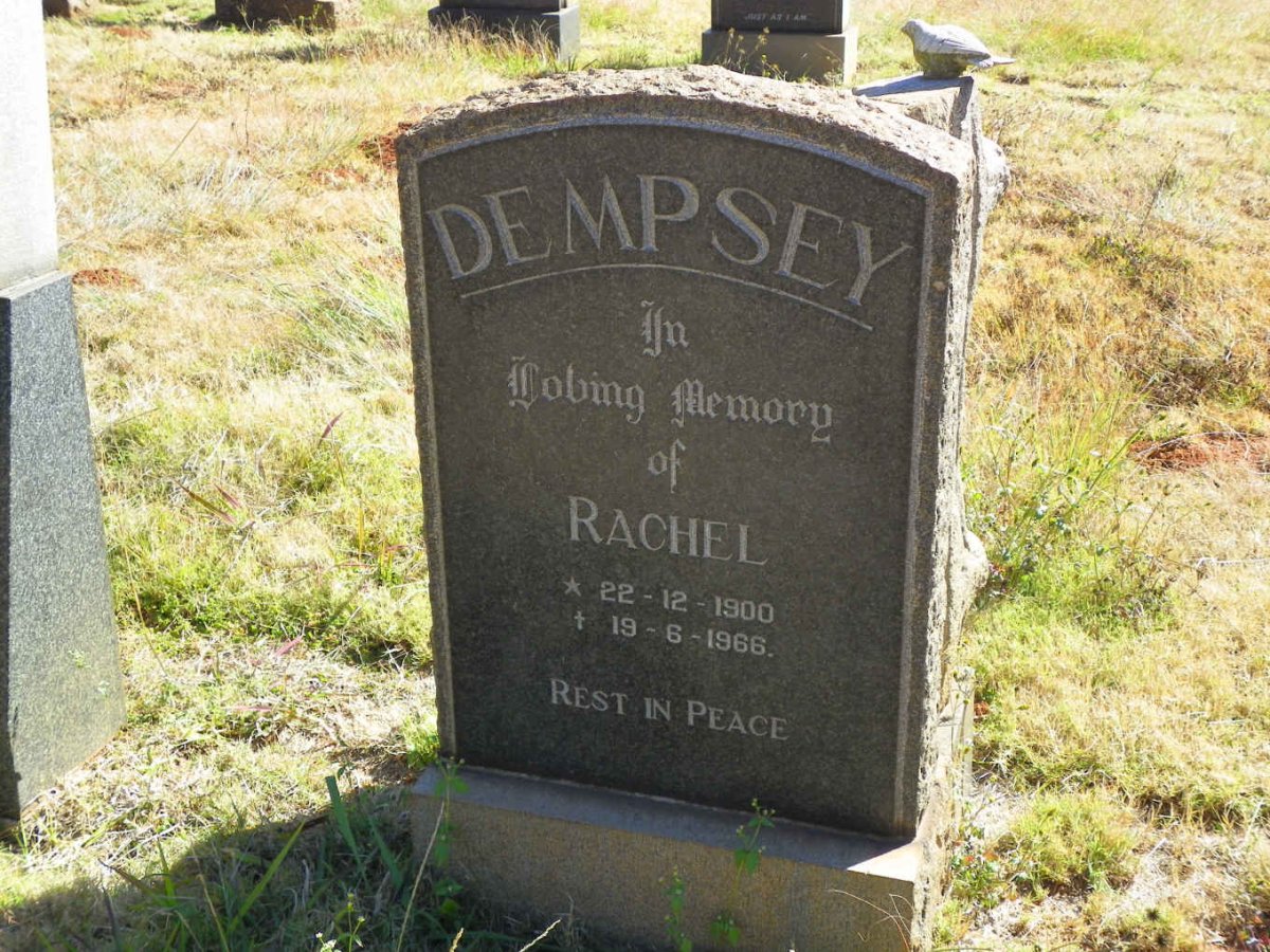 DEMPSEY Rachel 1900-1966