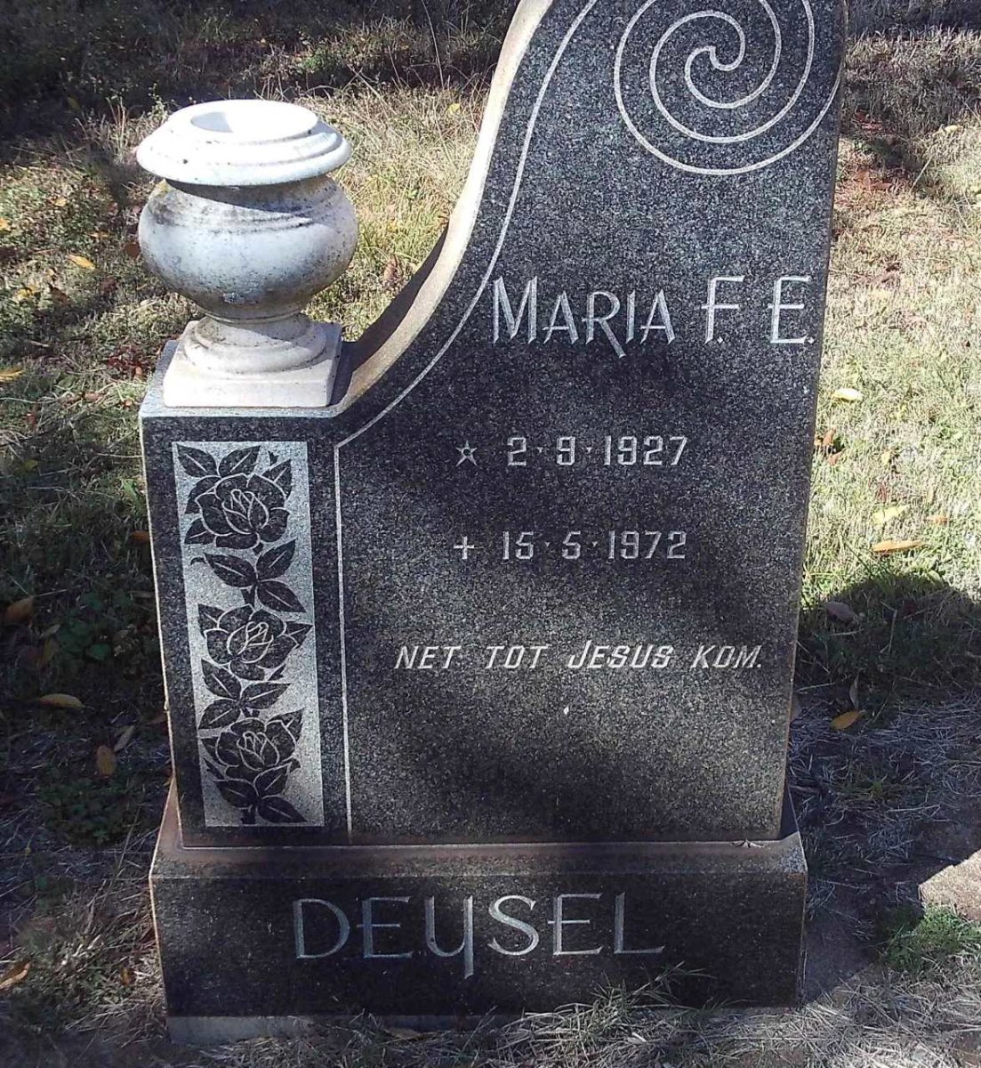 DEYSEL Maria F.E. 1927-1972