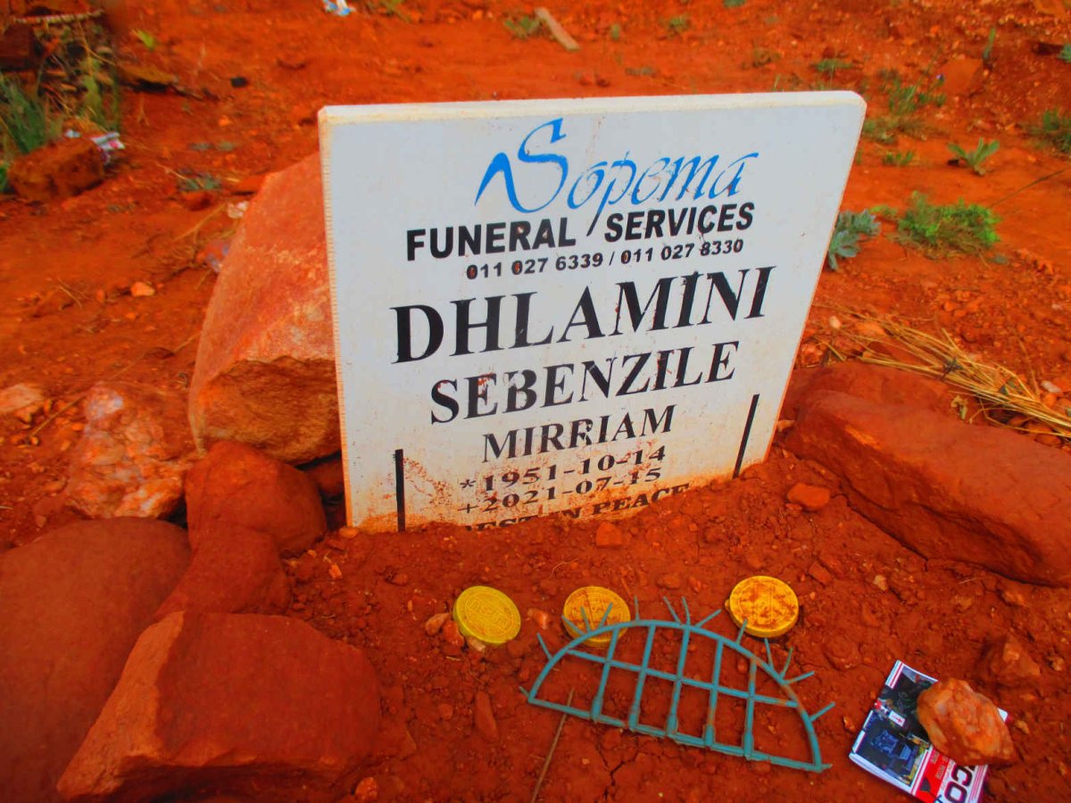 DHLAMINI Sebenzile Mirriam 1951-2021