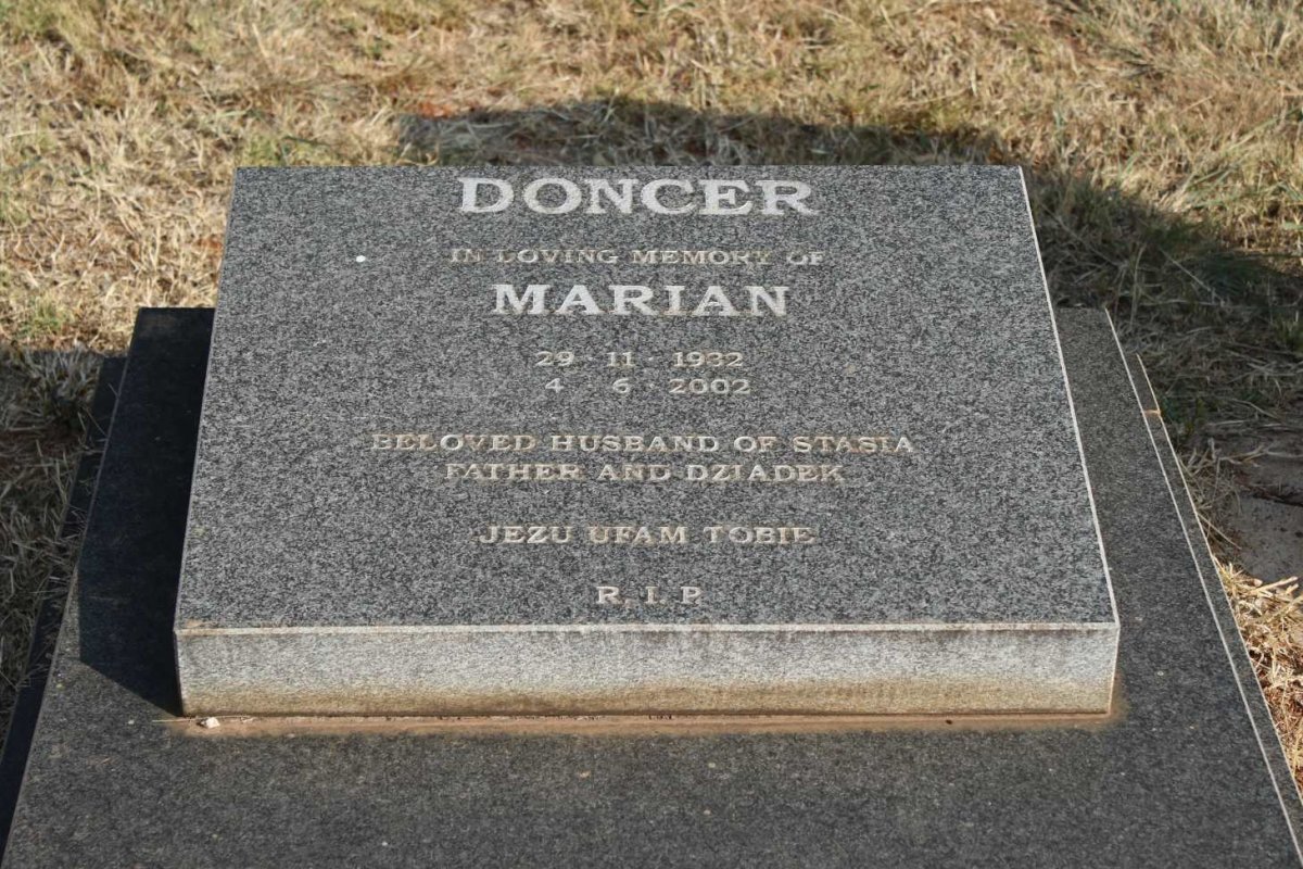 DONCER Marian 1932-2002