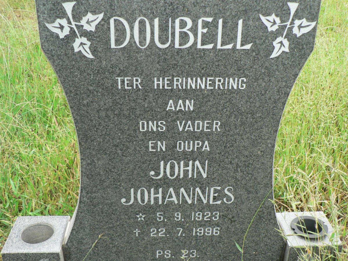 DOUBELL John Johannes 1923-1996