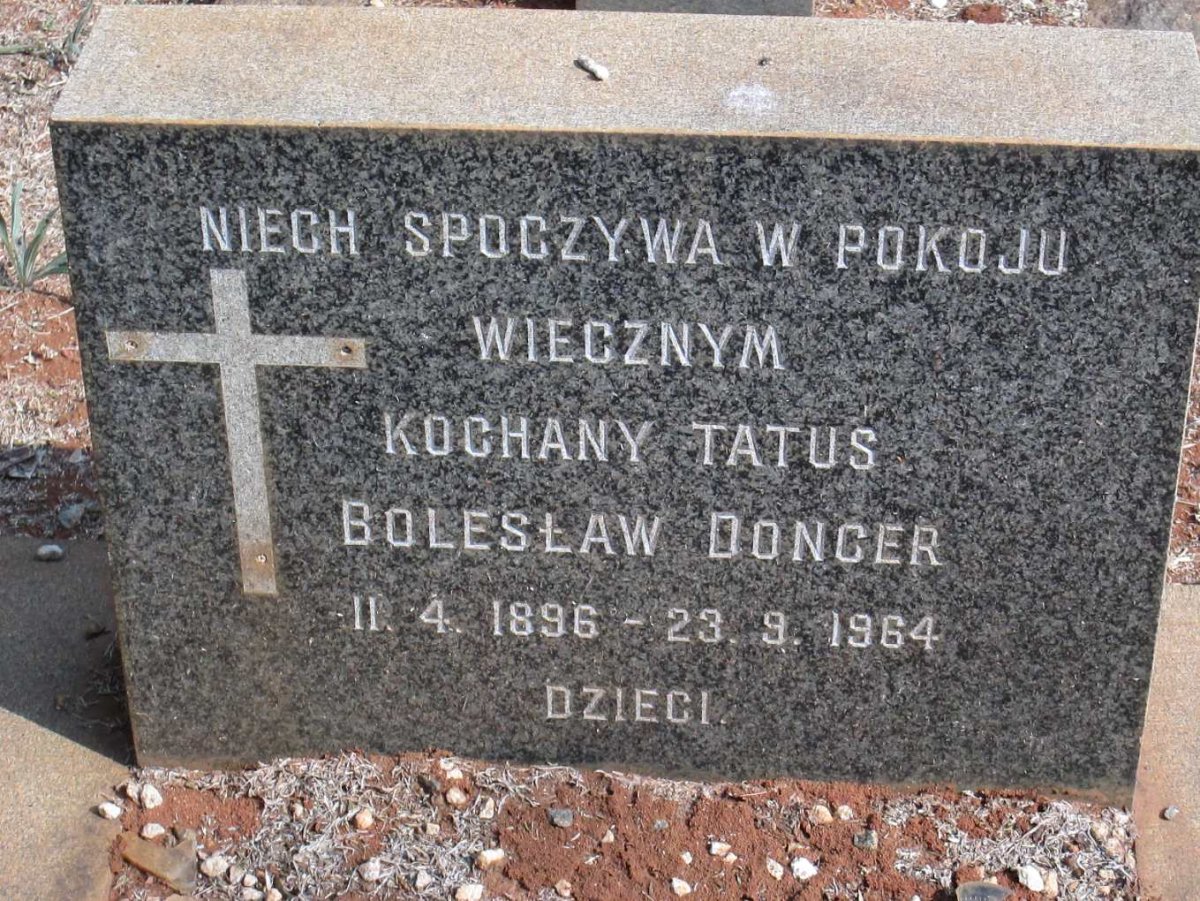 DONCER Boleslaw 1896-1964