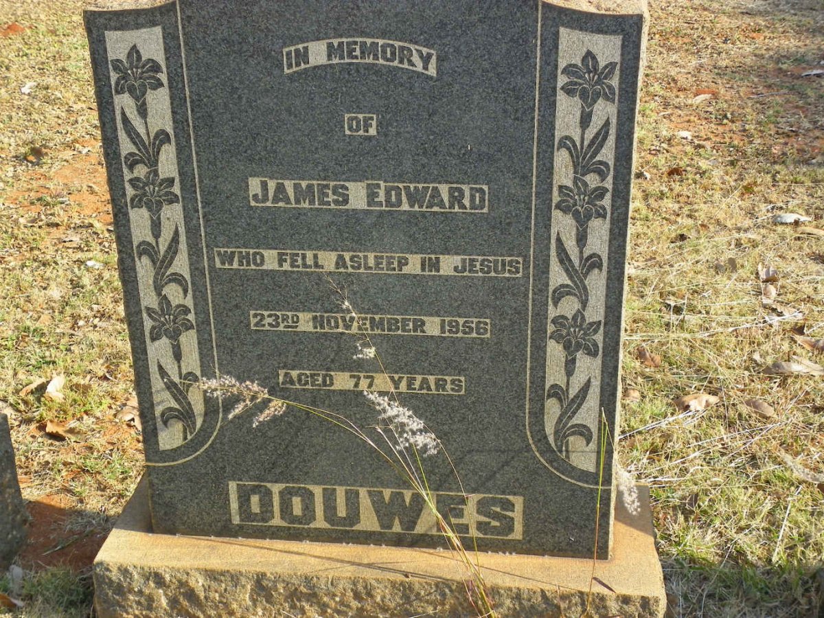 DOUWES James Edward -1956