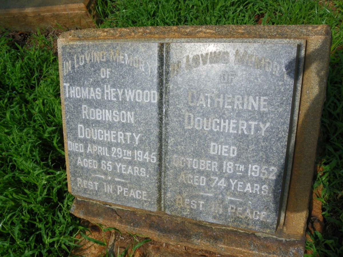 DOUGHERTY Thomas Heywood Robinson -1945 &amp; Catherine -1952