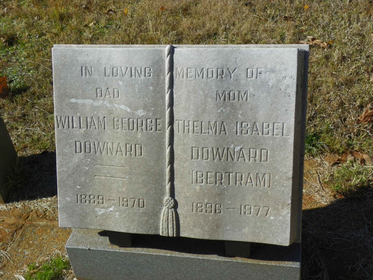 DOWNARD William George 1889-1970 &amp; Thelma Isabel BERTRAM 1896-1977