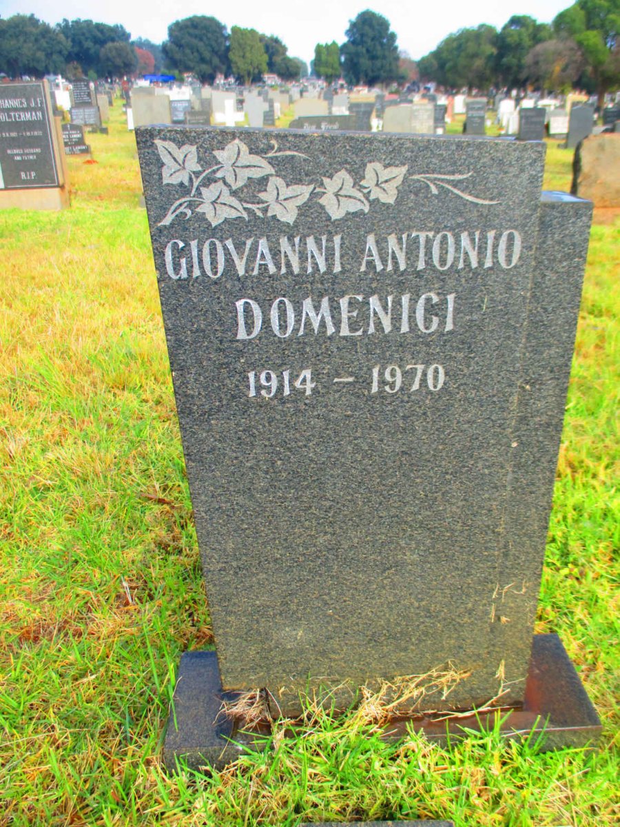 DOMENICI Giovanni Antonio 1914-1970