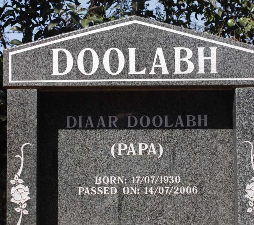 DOOLABH Diaar 1930-2006