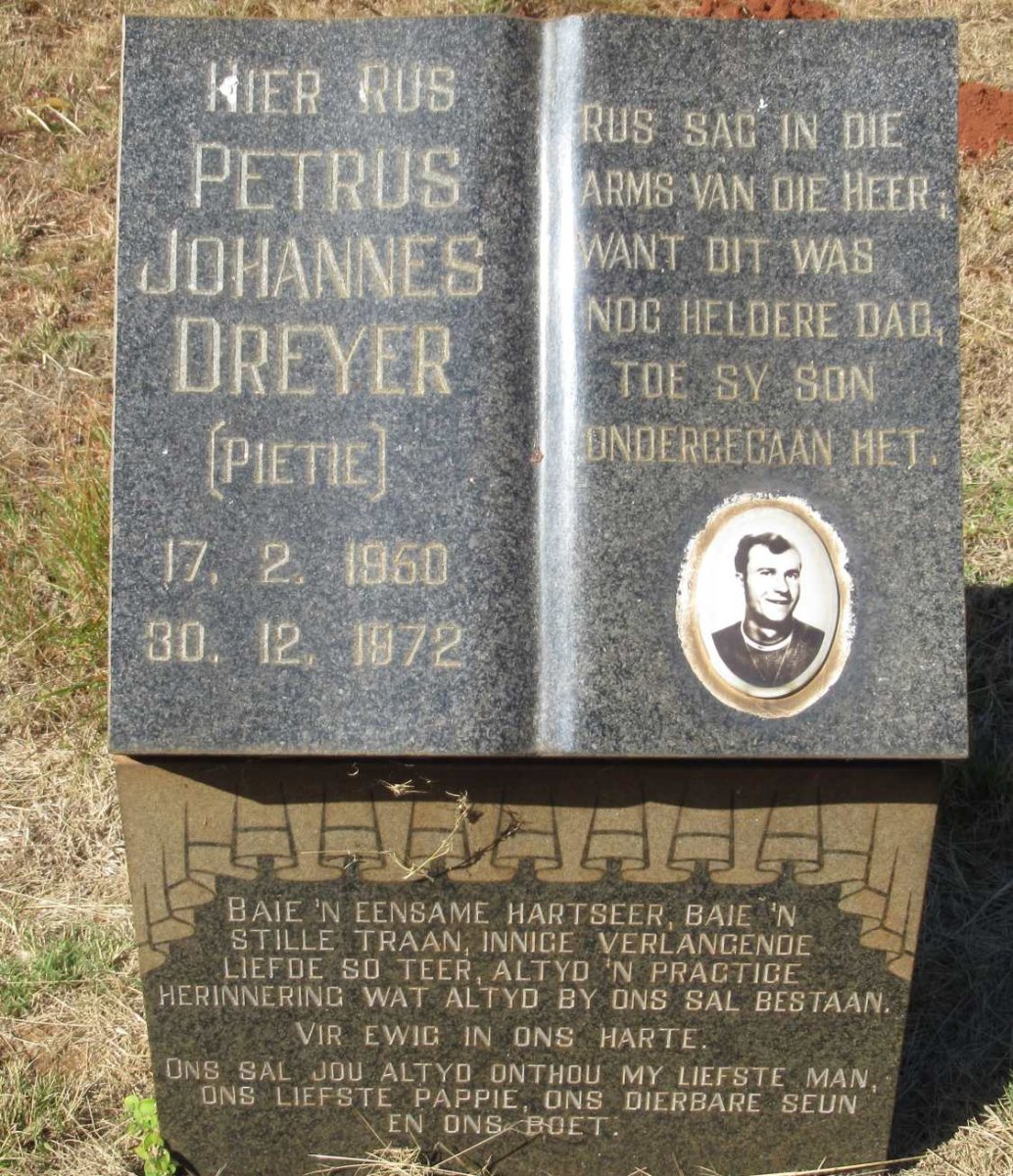 DREYER Petrus Johannes 1950-1972