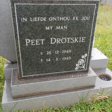 DRÖTSKIE Peet 1949-1993