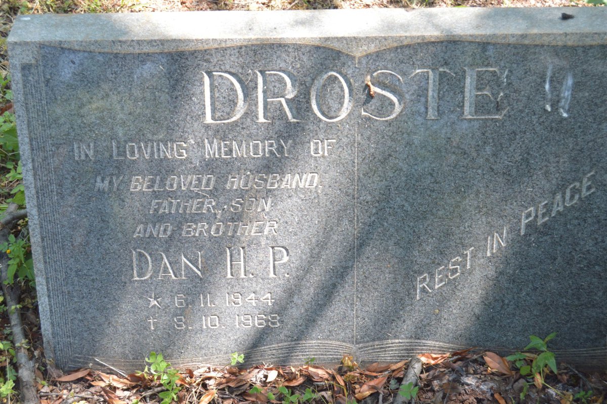 DROSTE Dan H.P. 1944-1968