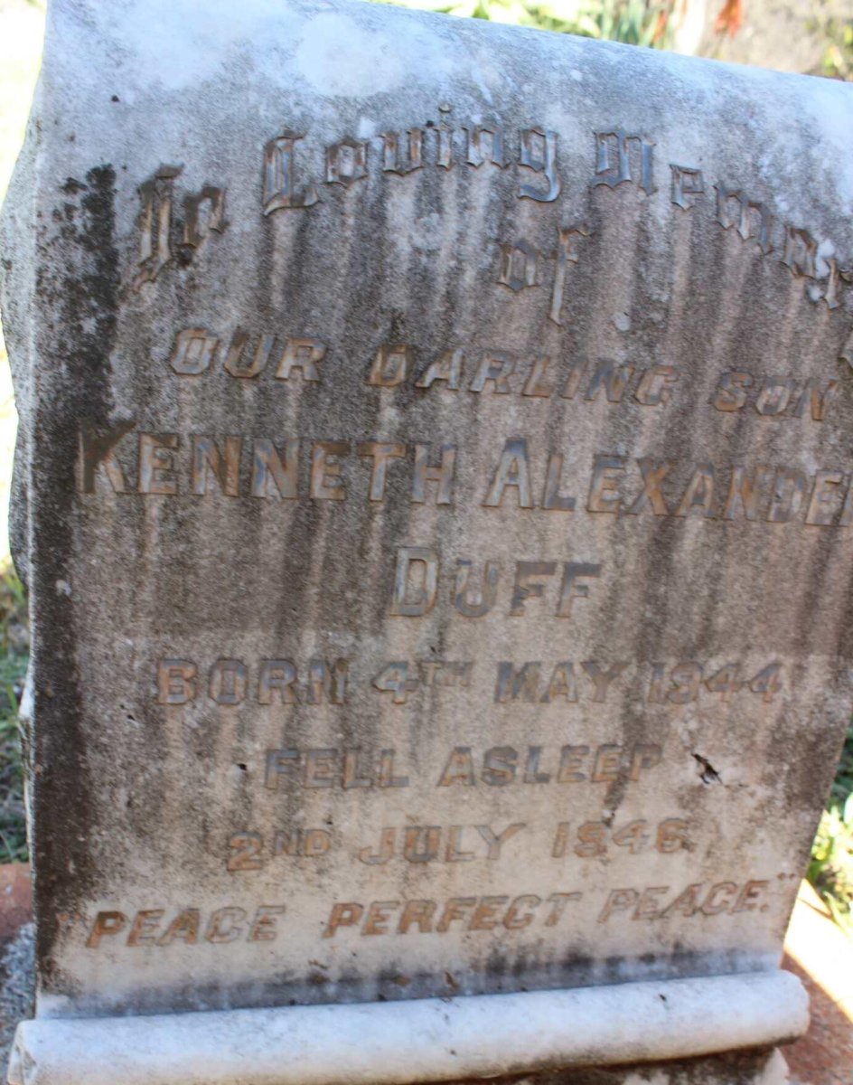 DUFF Kenneth Alexander 1944-1946