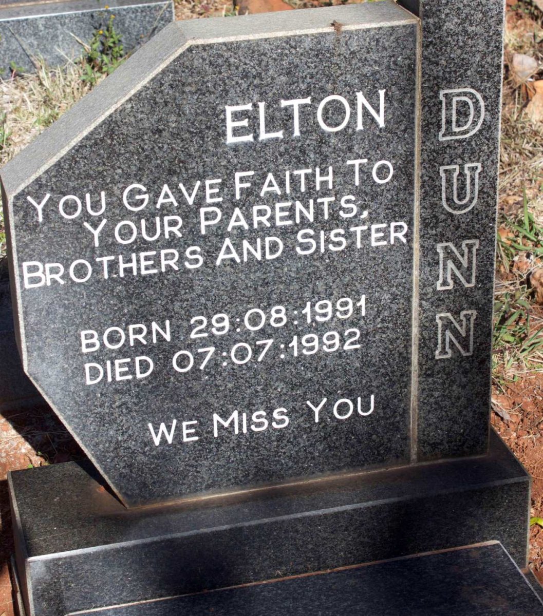 DUNN Elton 1991-1992