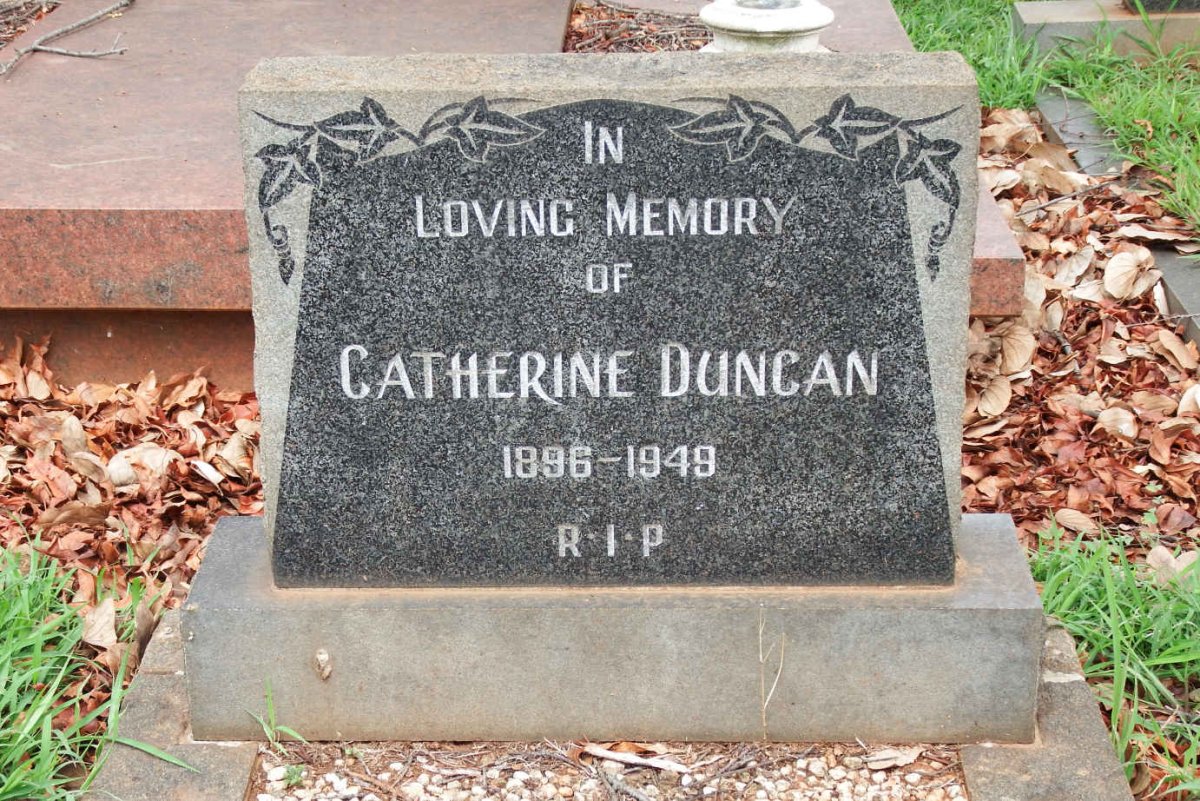 DUNCAN Catherine 1896-1949