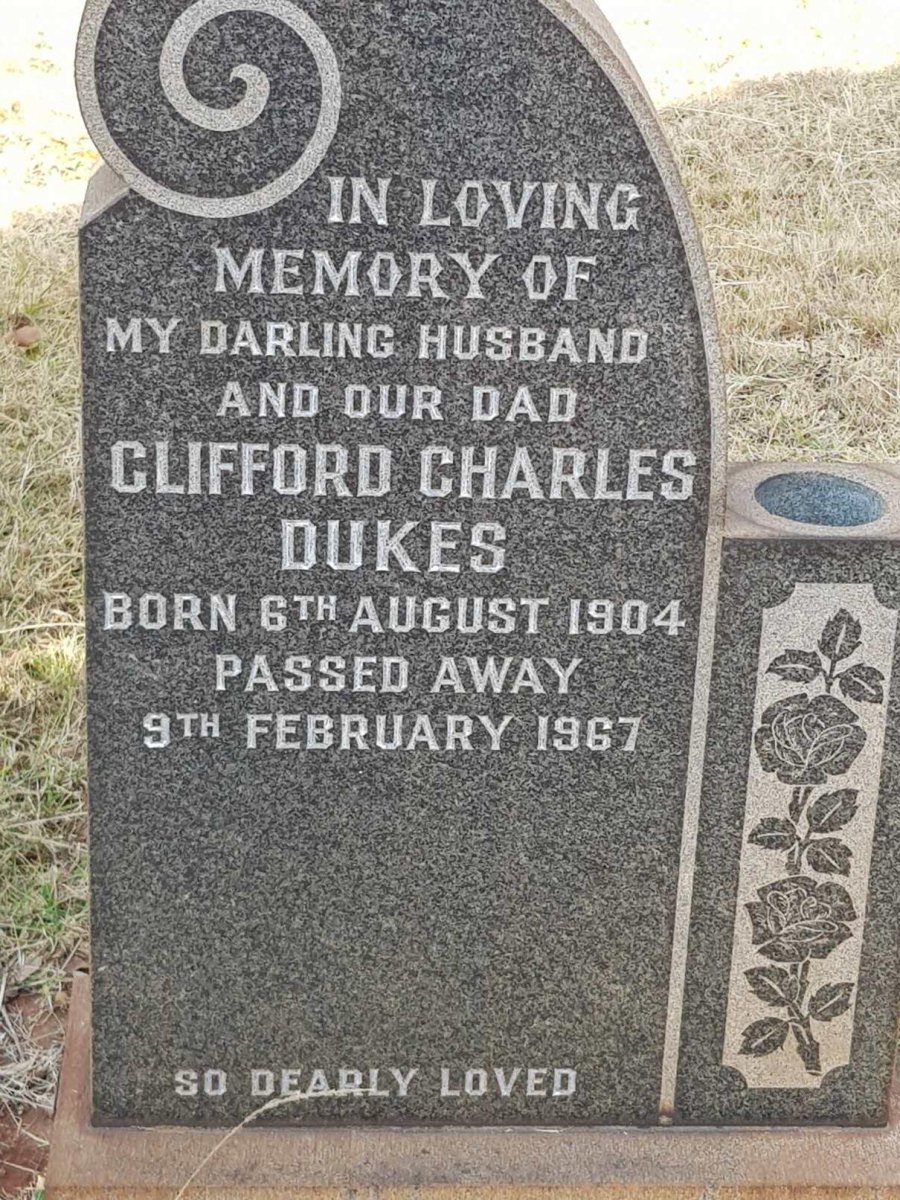 DUKES Clifford Charles 1904-1967