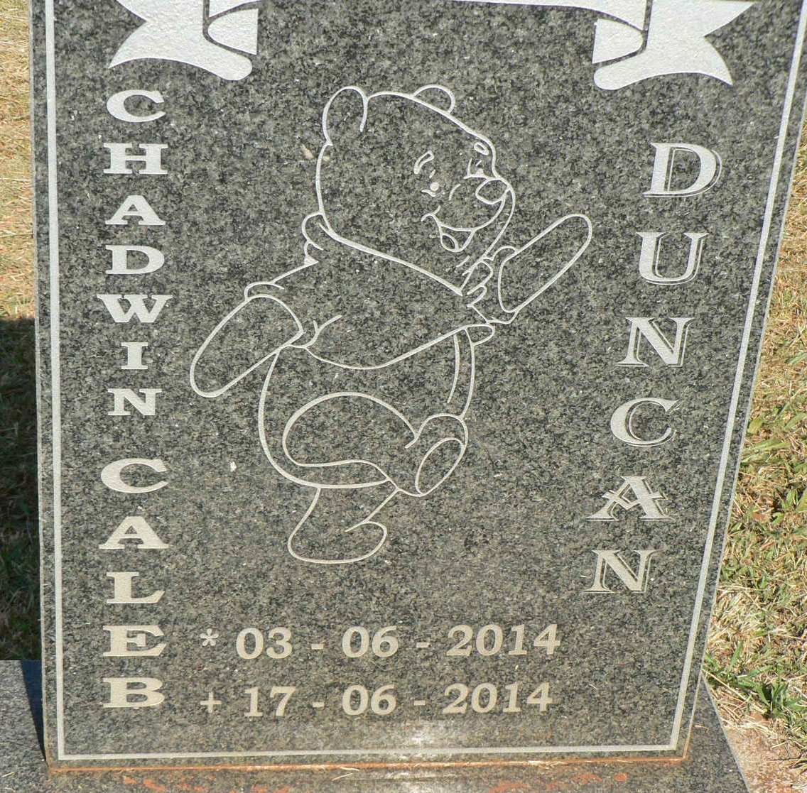 DUNCAN Chadwin Caleb 2014-2014
