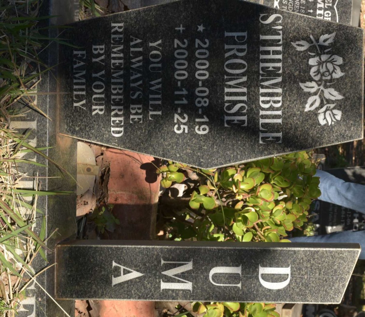DUMA S'thembile Promise 2000-2000