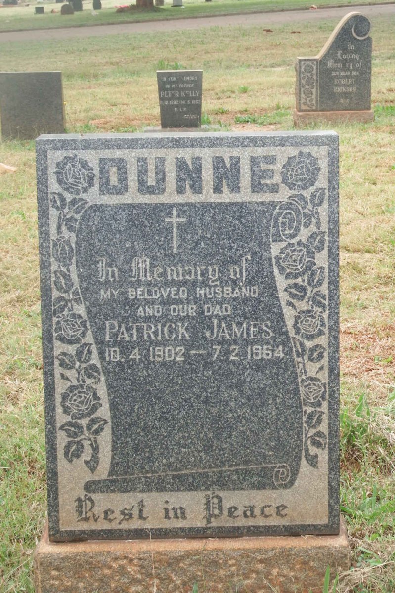 DUNNE Patrick James 1902-1964