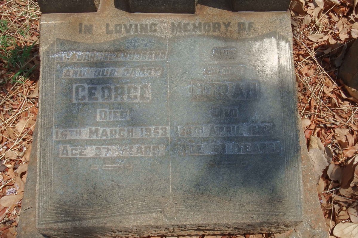 DUFFIELD George -1953 &amp; Norah -1982