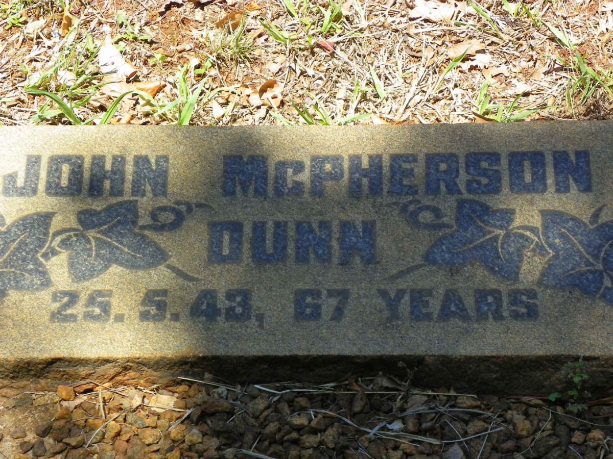 DUNN John McPherson -1943