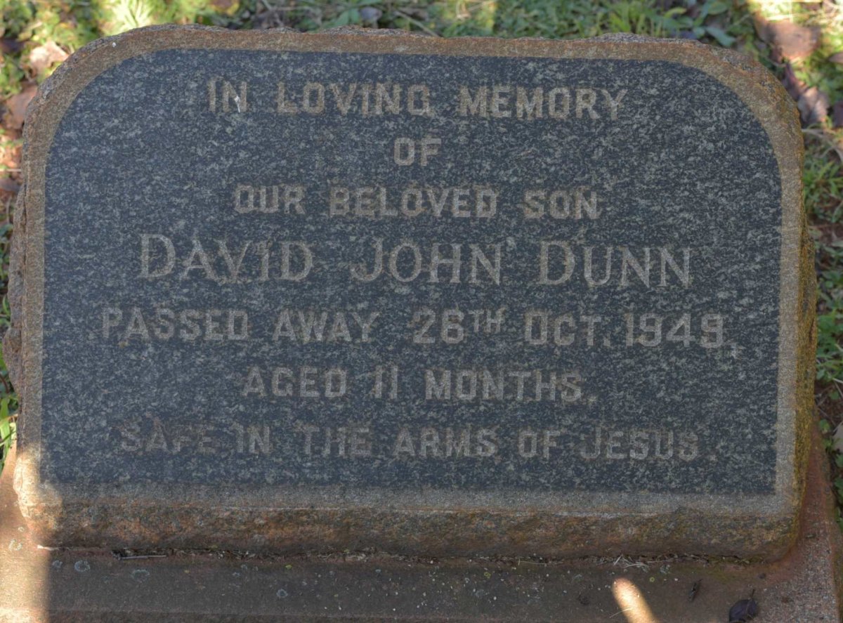 DUNN David John -1949