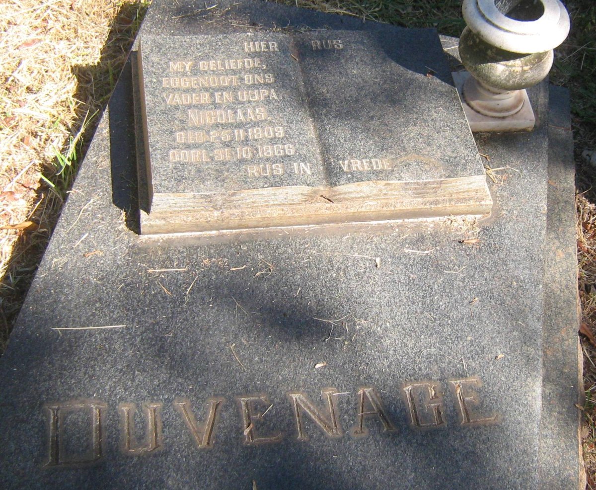 DUVENAGE Nicolaas 1909-1966