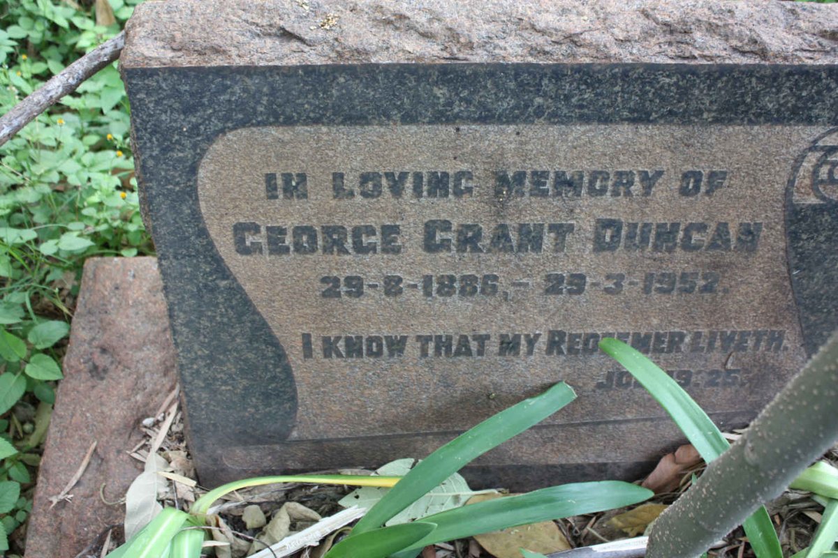 DUNCAN George Grant 1886-1952