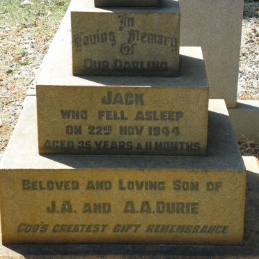 DURIE Jack -1944