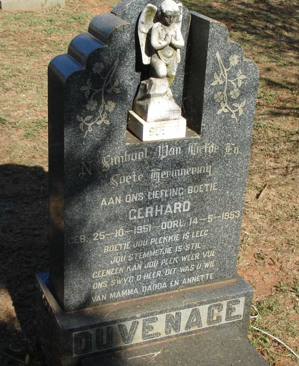 DUVENAGE Gerhard 1951-1953