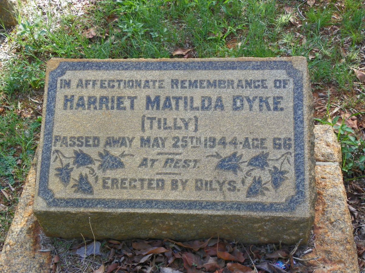 DYKE Harriet Matilda -1944