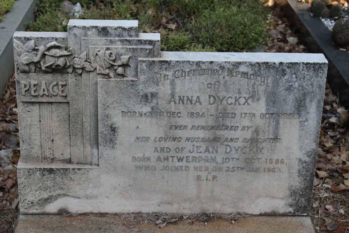DYCKX Jean 1886-1963 &amp; Anna 1894-1950