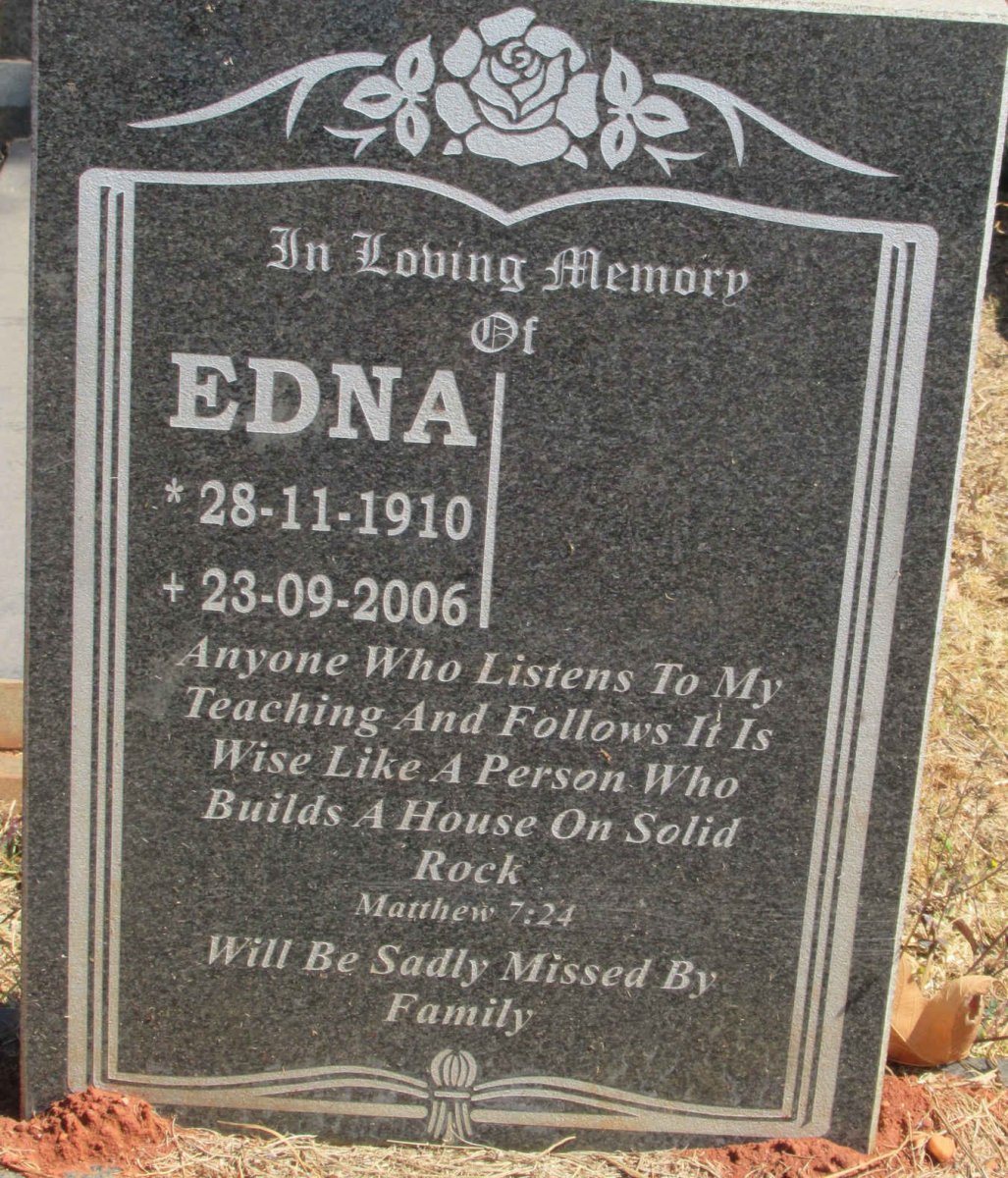 DYIWA Edna 1910-2006