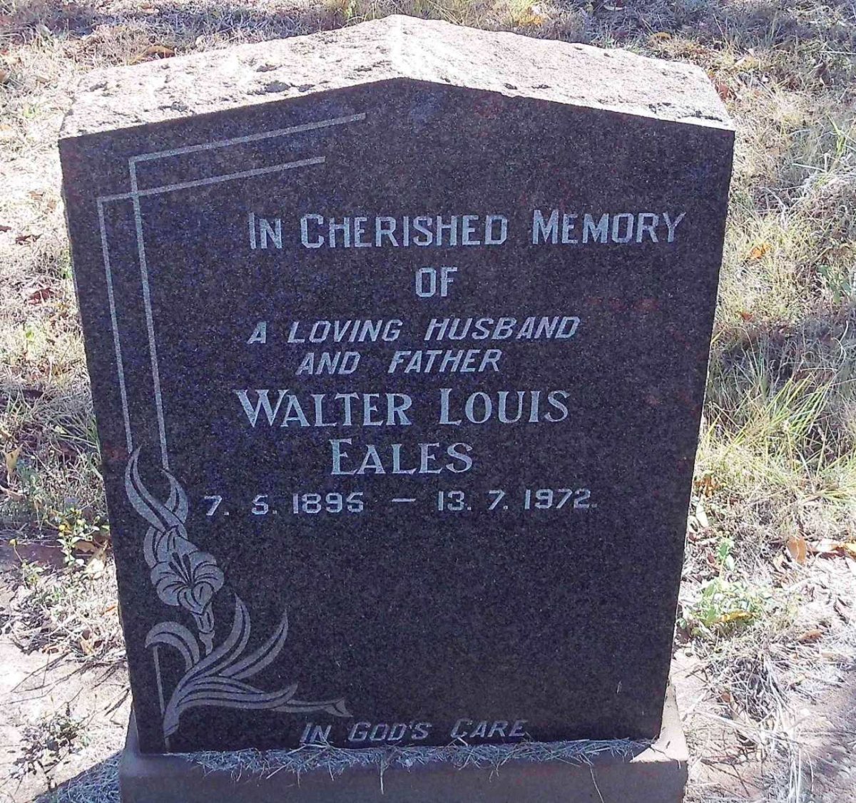 EALES Walter Louis 1895-1972