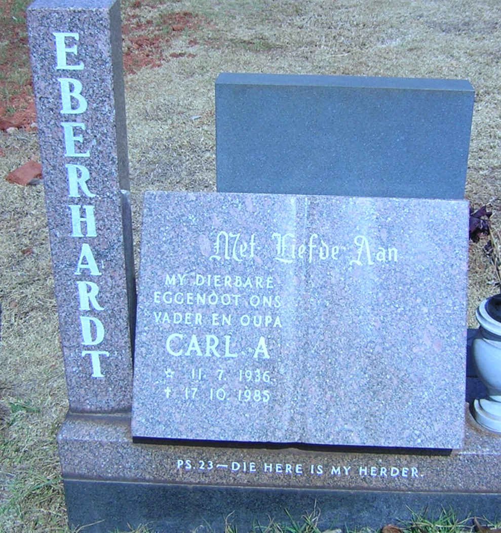 EBERHARDT Carl A. 1936-1985