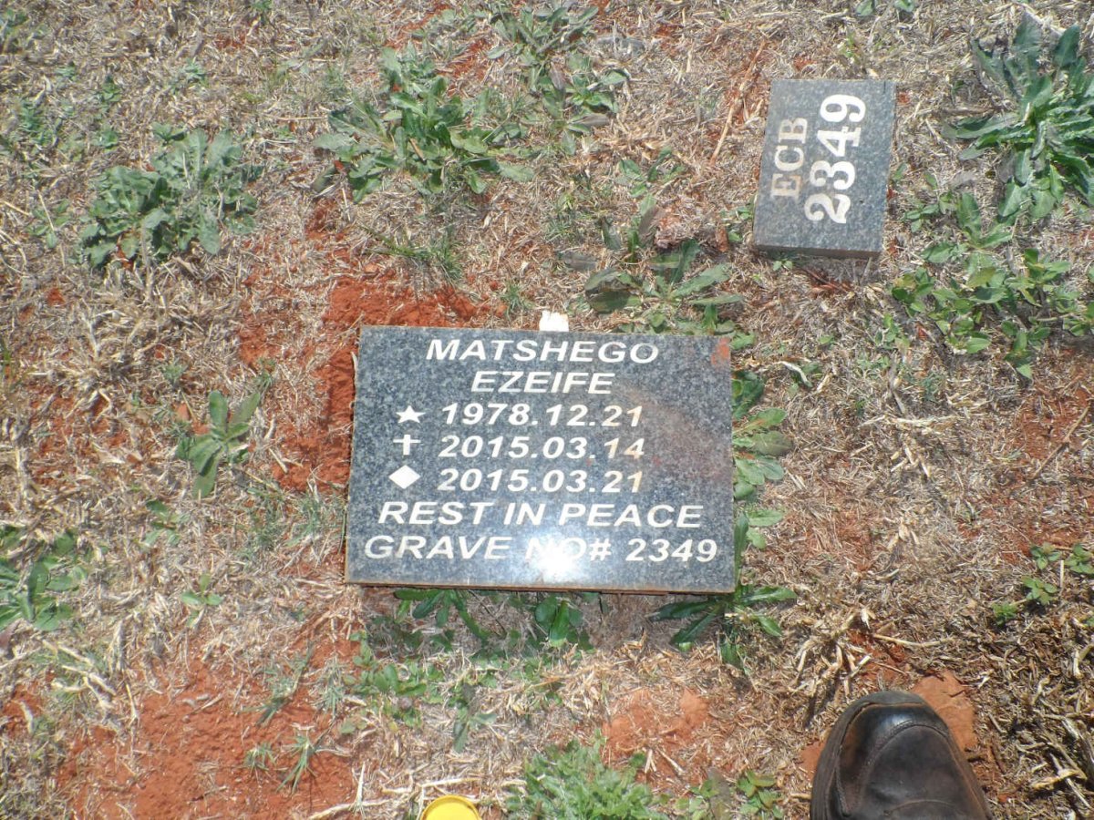 EZEIFE Matshego 1978-2015
