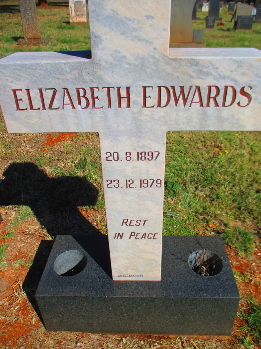 EDWARDS Elizabeth 1897-1979