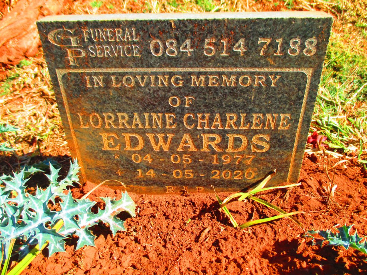 EDWARDS Lorraine Charlene 1977-2020